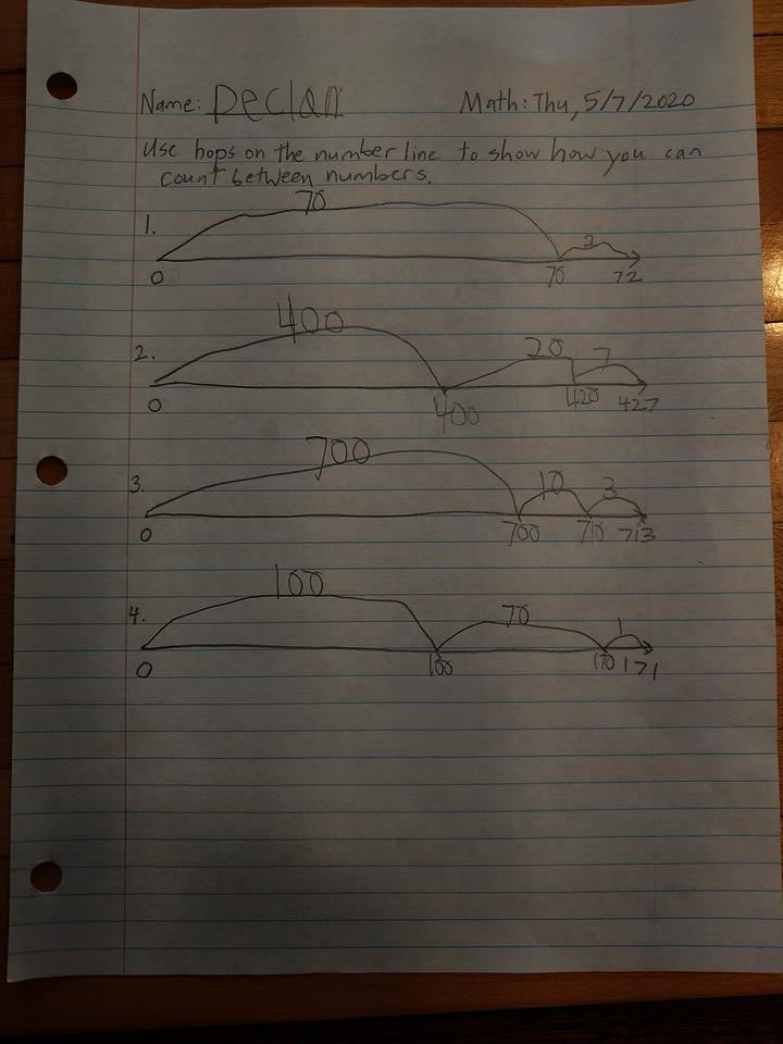 declan's homework