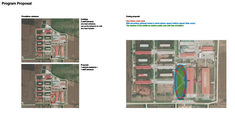 program: entrance and zoning