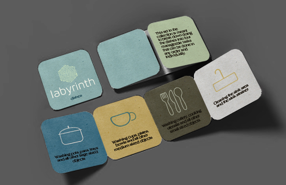 Sample of the booklet explaining the meaning of the tiles
