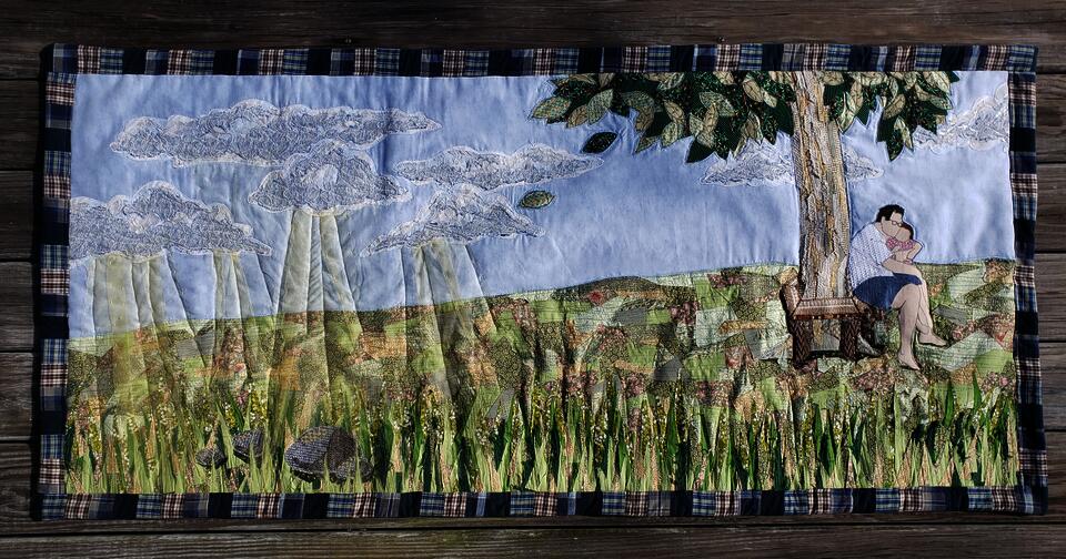 Fabric work by Jocelyn Arruda