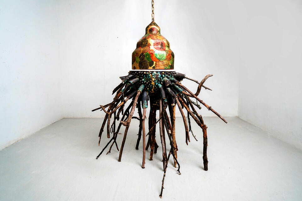 Ceramic piece by Nikako Kanamoto