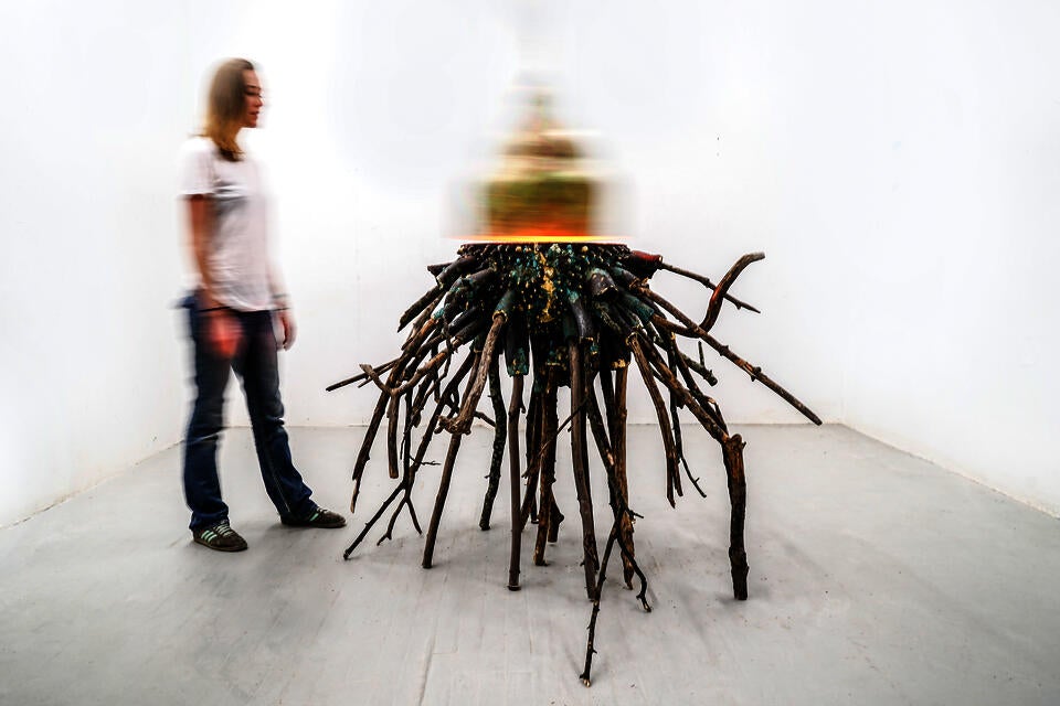 Ceramic piece by Nikako Kanamoto