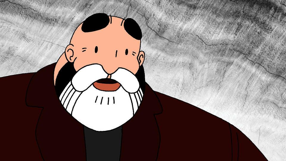 Still from senior thesis film, "Woodrow and Willow"