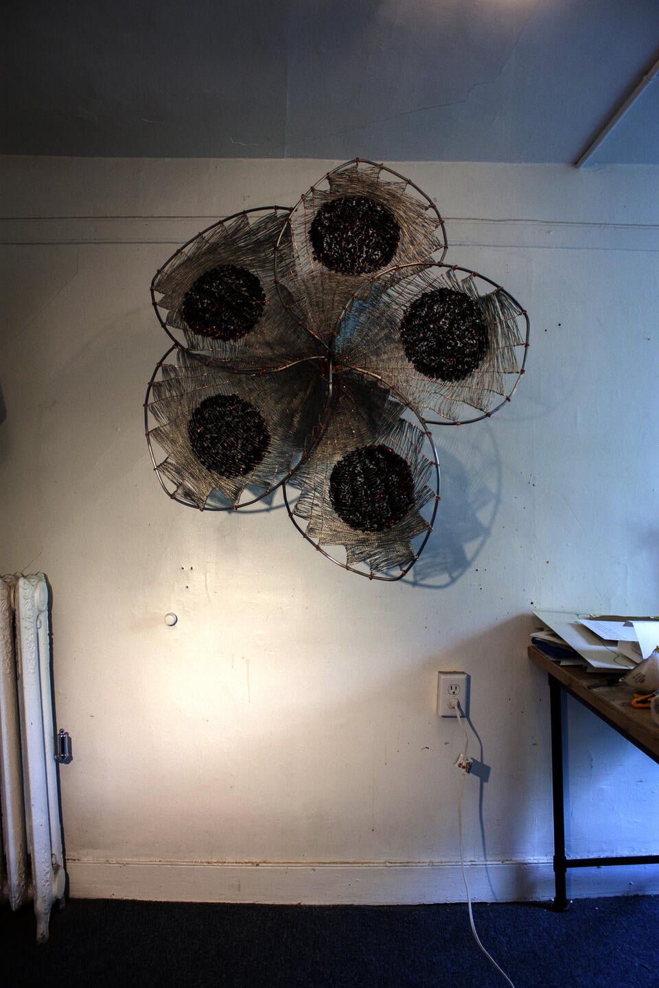 Mixed media work by Francisco Rocha Salazar