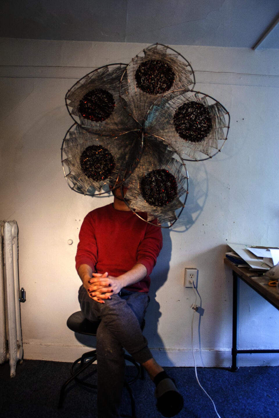 Mixed media work by Francisco Rocha Salazar