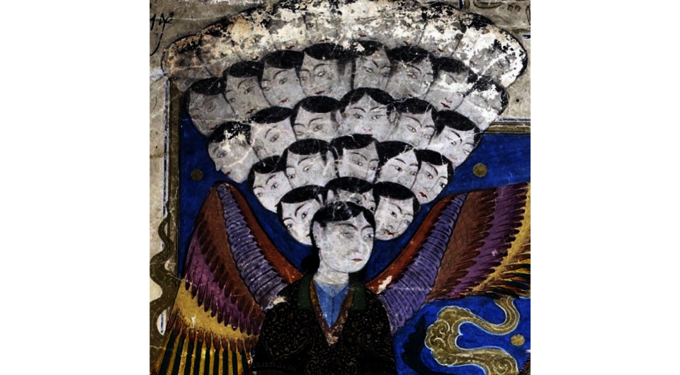Portion of Persian miniature