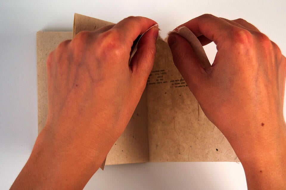 Tearing the folds of the Garden Reader