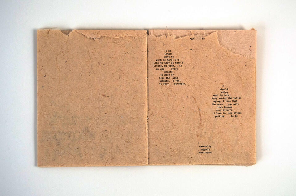 Page fold torn open