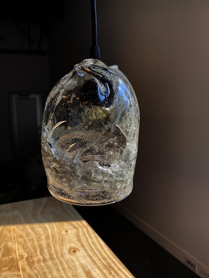 lampshade made of sand
