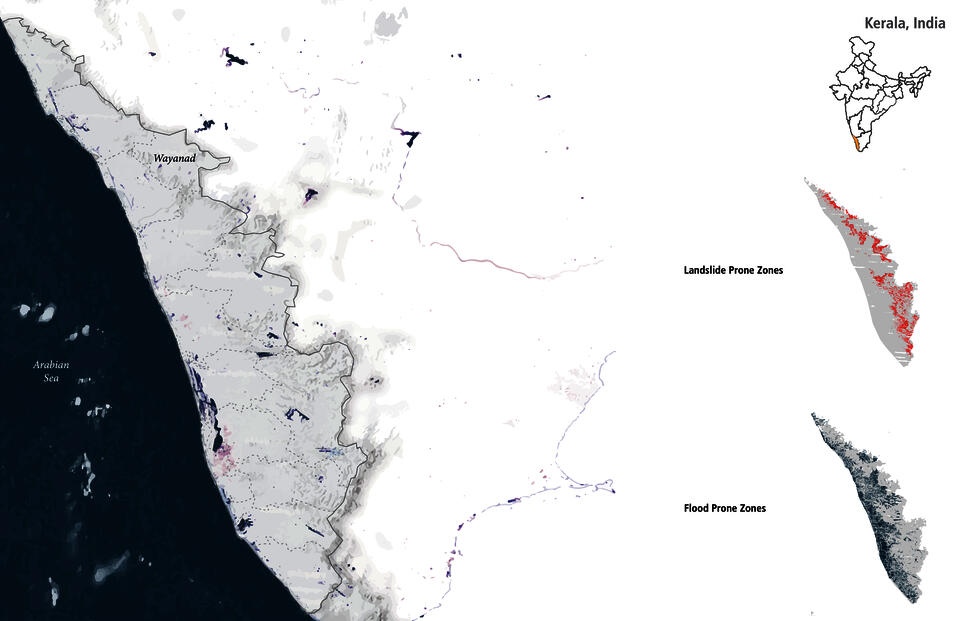 Map of Kerala