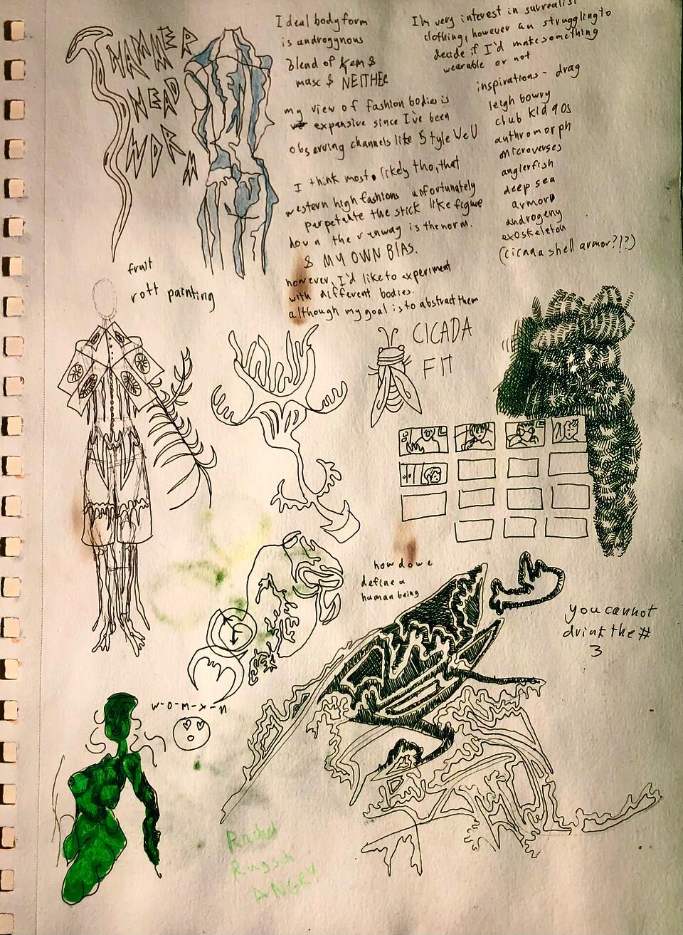 Niko Woron's sketchbook