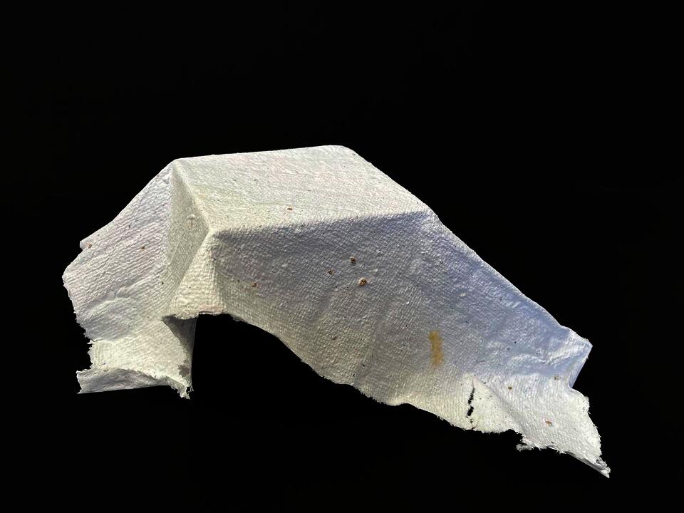 Paper shaped as a cube