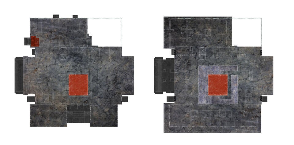 Floor plans (material overlays)