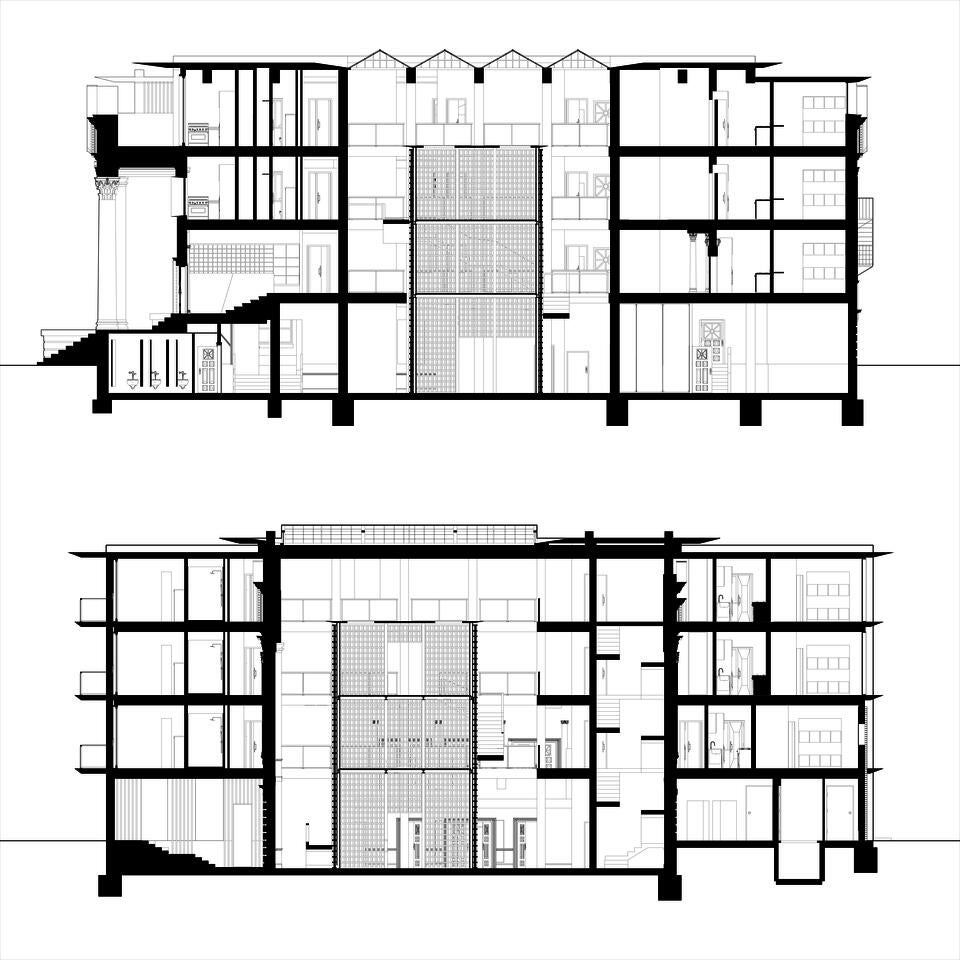 Section cuts (line work only)