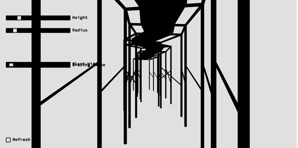 A saved drawing from the program, which can be accessed by this link: https://editor.p5js.org/Mono46/full/mnUVnfYlQ