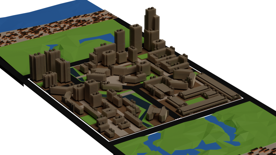 The immortal ephemerality paradigm demonstrates a sustainable future for urban development. It is achieved with immortal components, ephemeral buildings, and versatile ground. 
