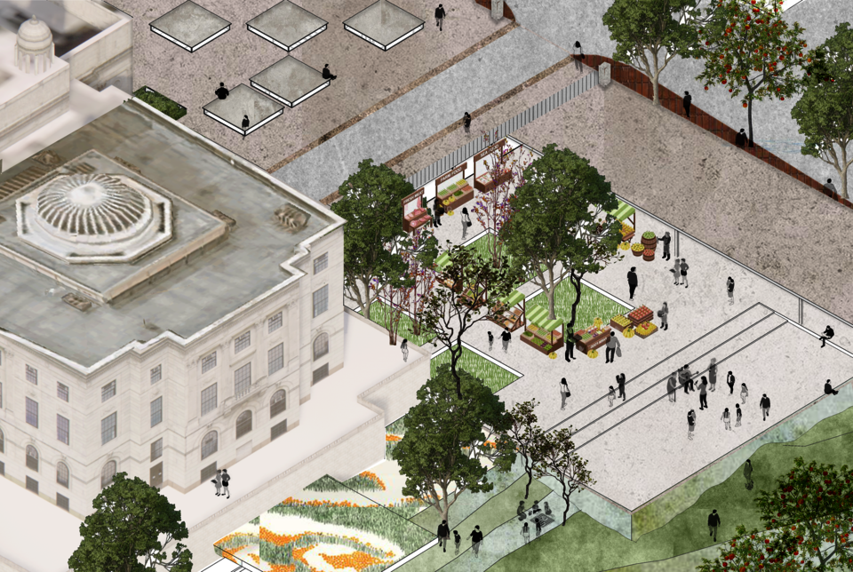 Classrooms, meeting rooms, community kitchen and cafe