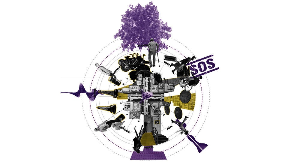 The collage exhibits the possible triggers for pedestrian system.