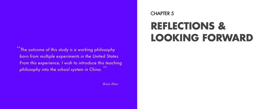 This thesis concludes with the creation of a working philosophy born from multiple experiments with a range of students in various spaces and artistic practice in the United States. 