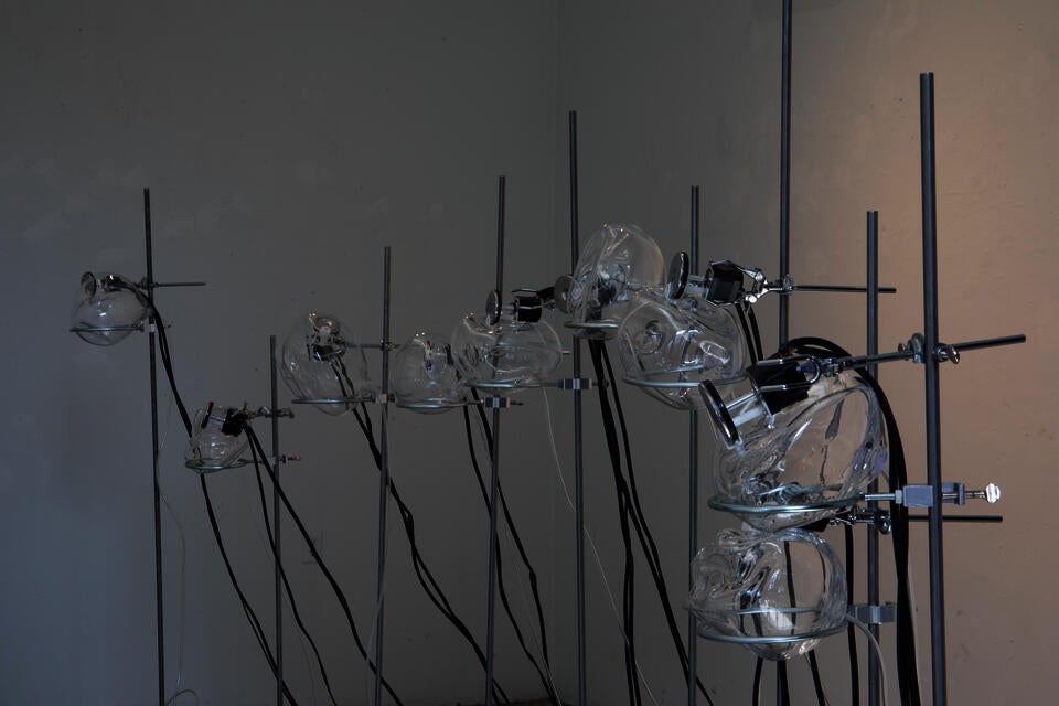 side view of sculpture.