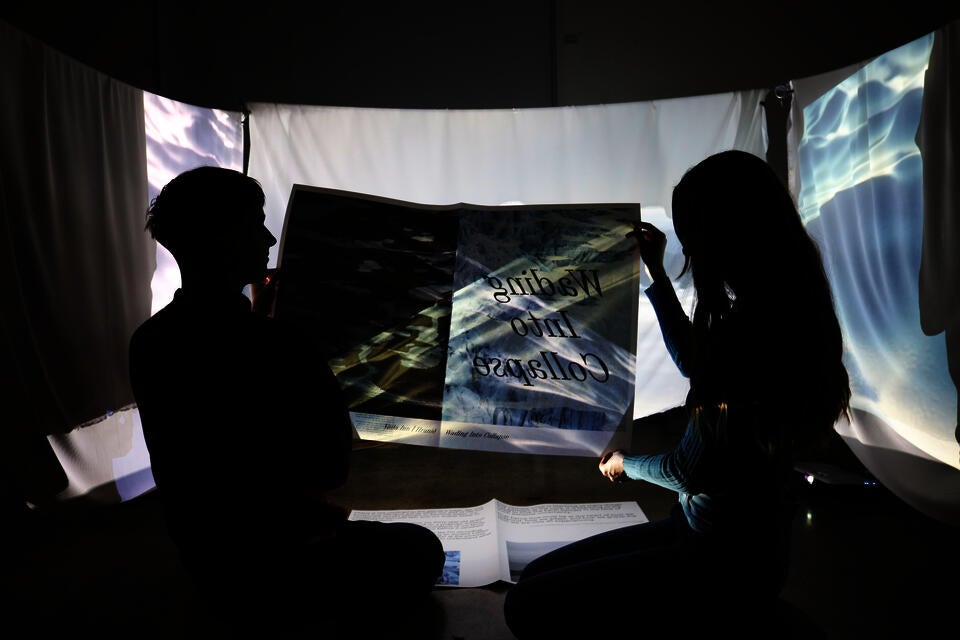 Wading Into Collapse installation image
