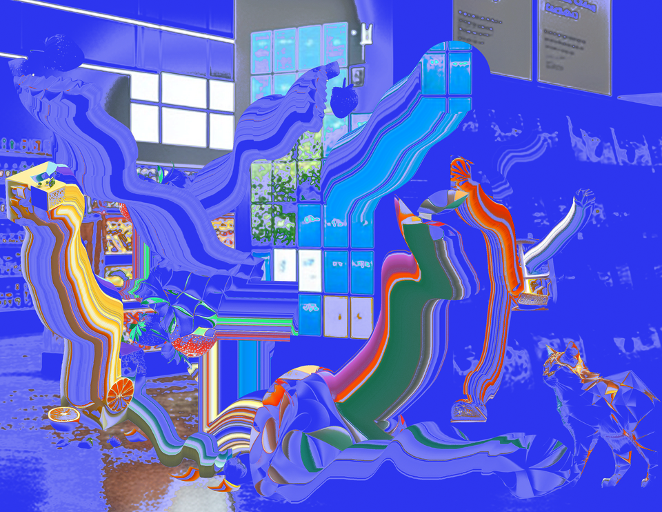 collage of colorful imagery created with Midjourney AI image-generator