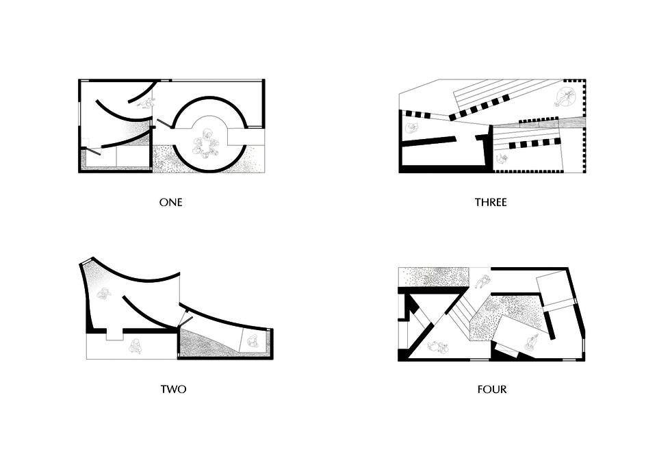 Subtraction spaces created by merged time-spaces.