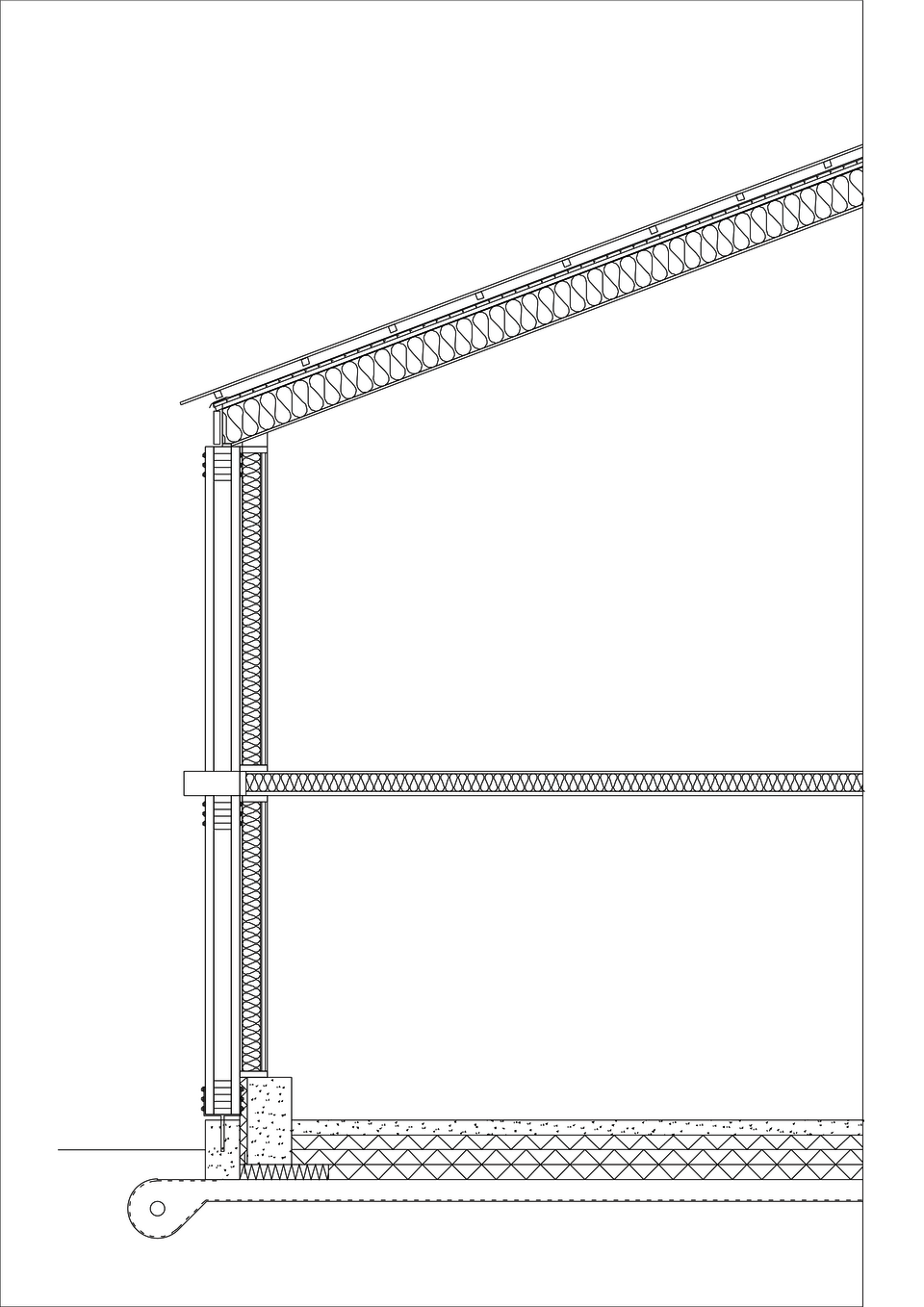 Under One Roof - Detail Drawing of Wall & Roof