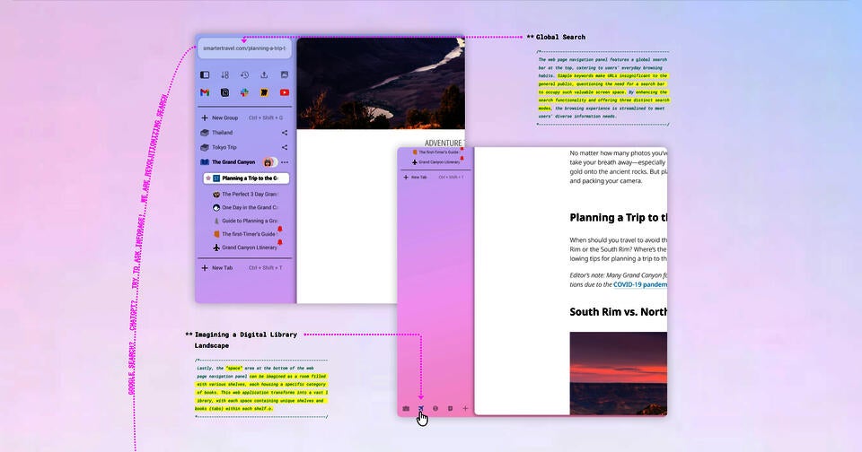 Global Search and Workspace