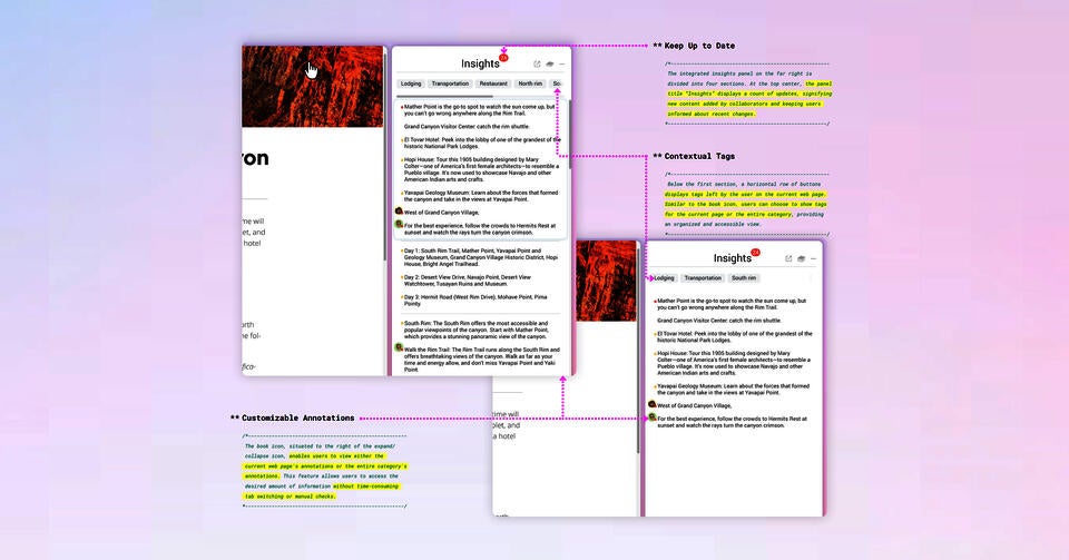 Updates, Contextual Tags, and Annotations
