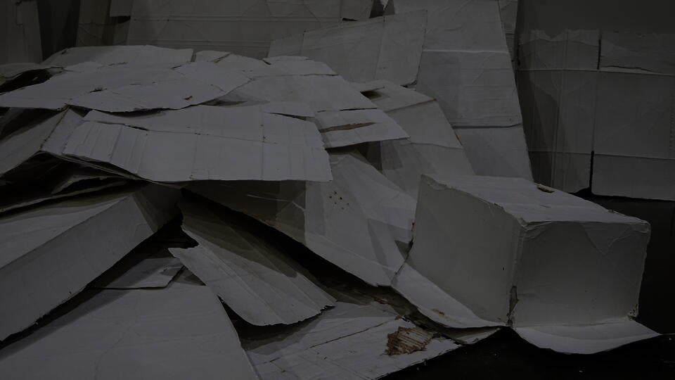 Cast cardboard