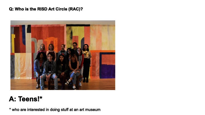 Picture of RISD Art Circle Members