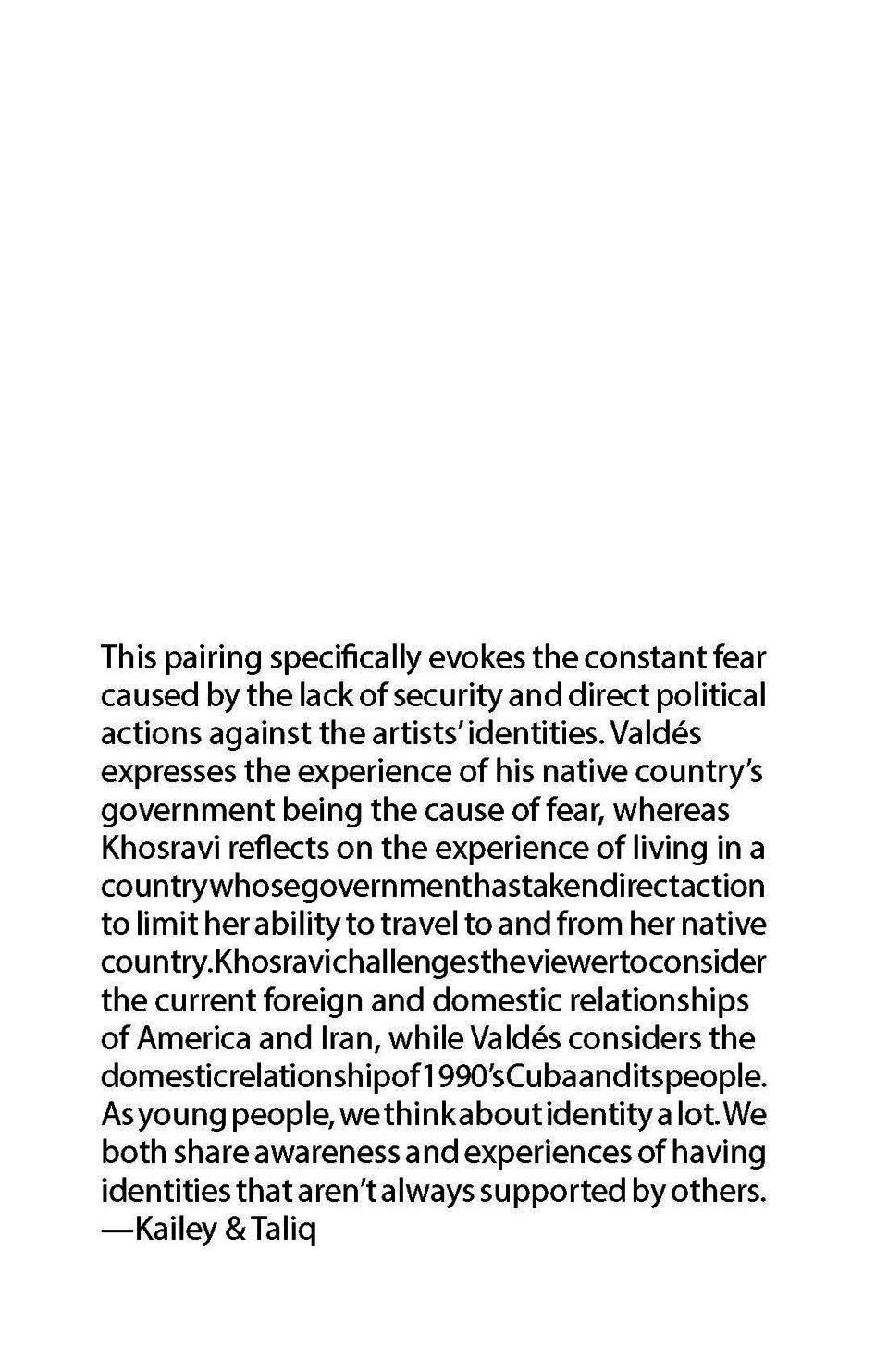 Half page of text