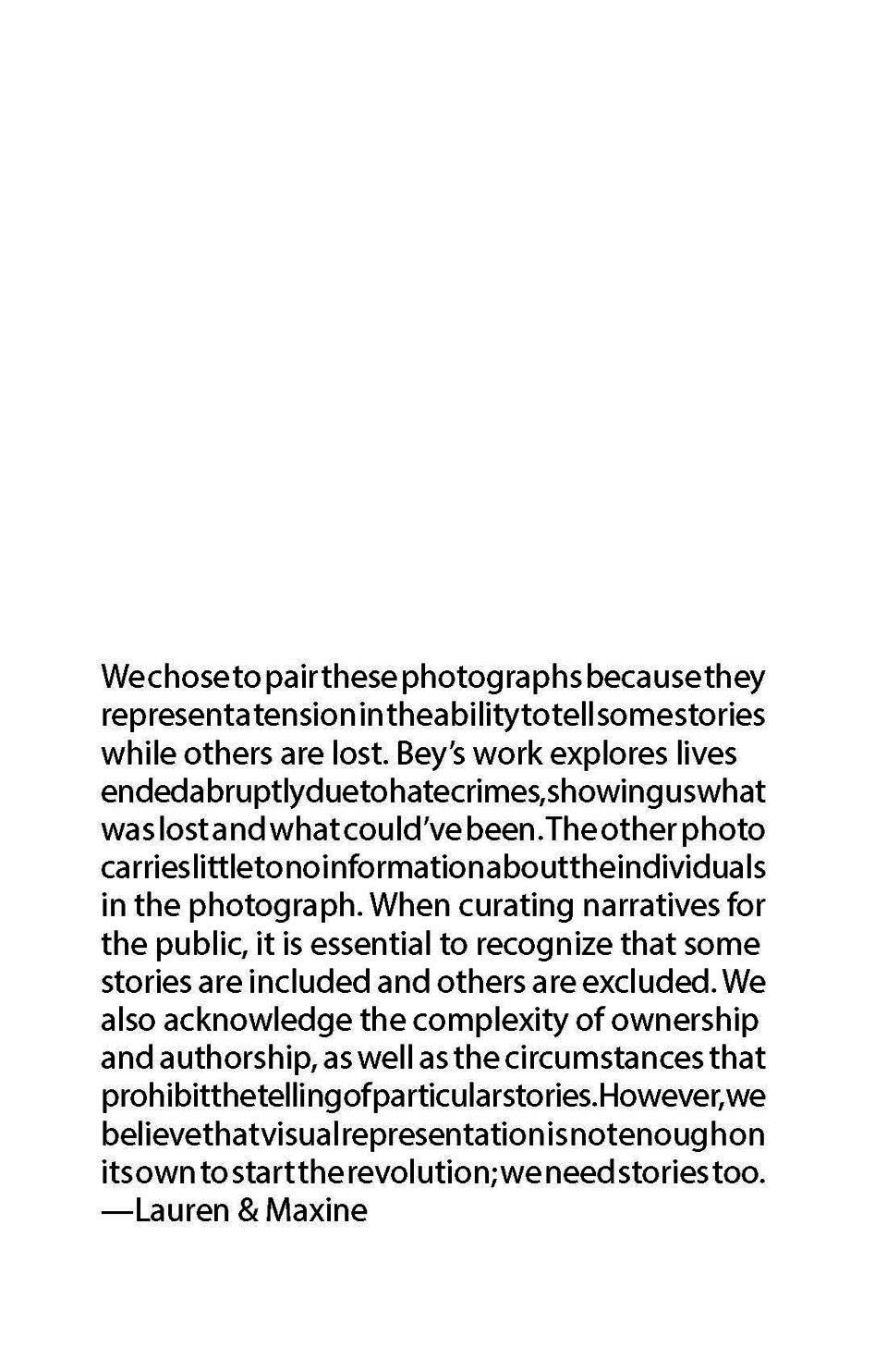 Half page of text