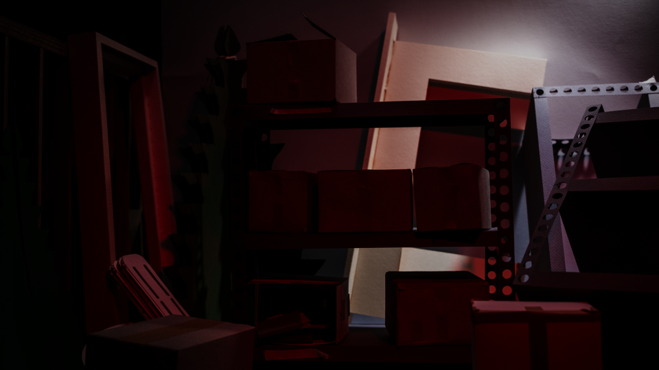 A pile of paper furniture.