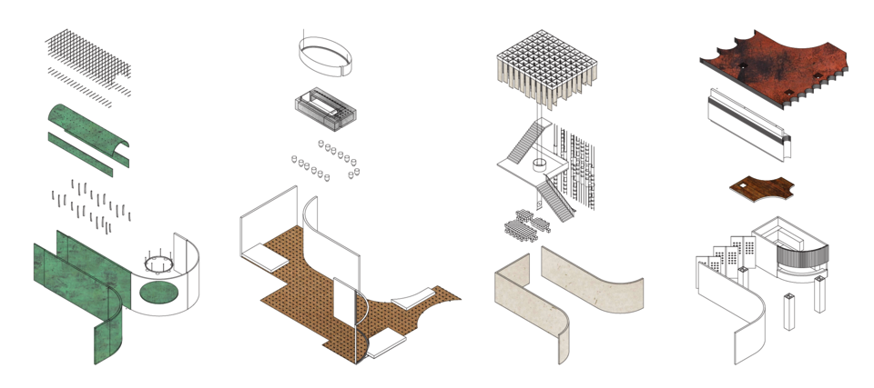 Axon for each space