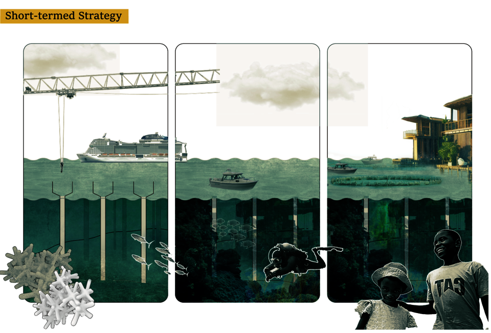 Drawings showing my short-term strategies