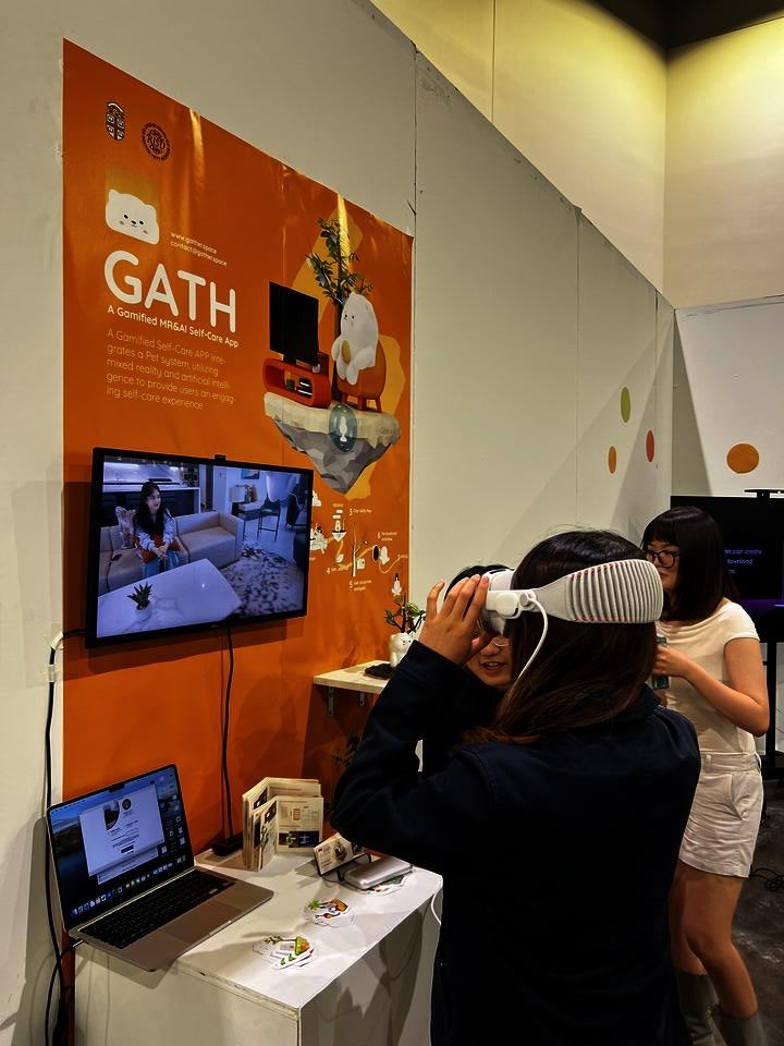 People trying our software on Apple Vision Pro