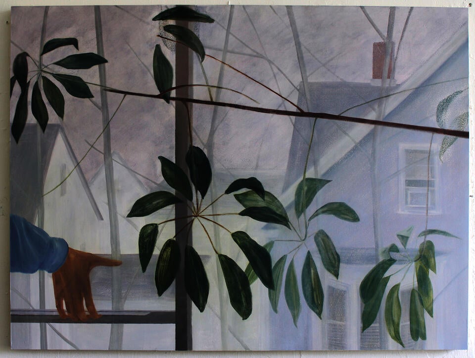 Across Pitman, 36 x 48", oil on panel