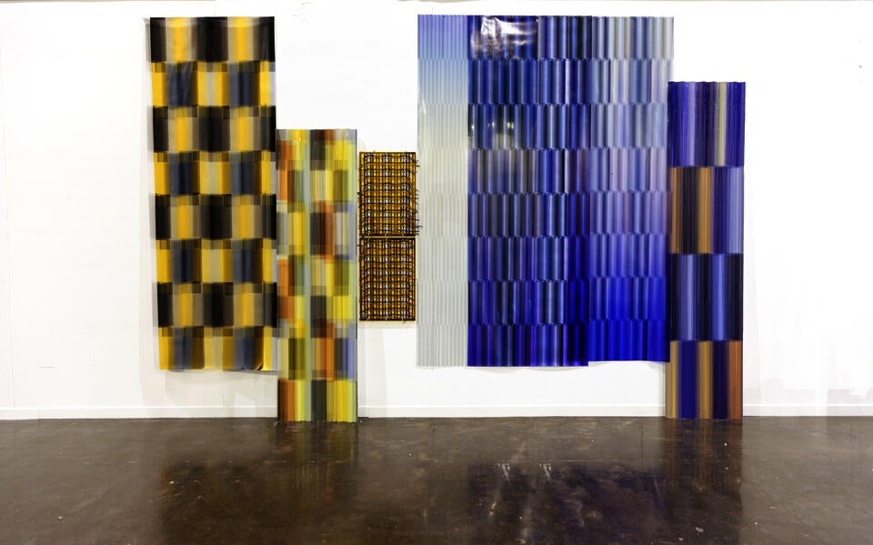 A 2024 RISD GRAD SHOW installation view on the wall. 