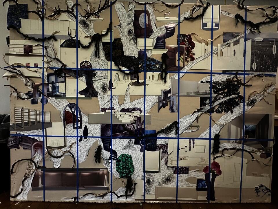 Image of the final physycal collage