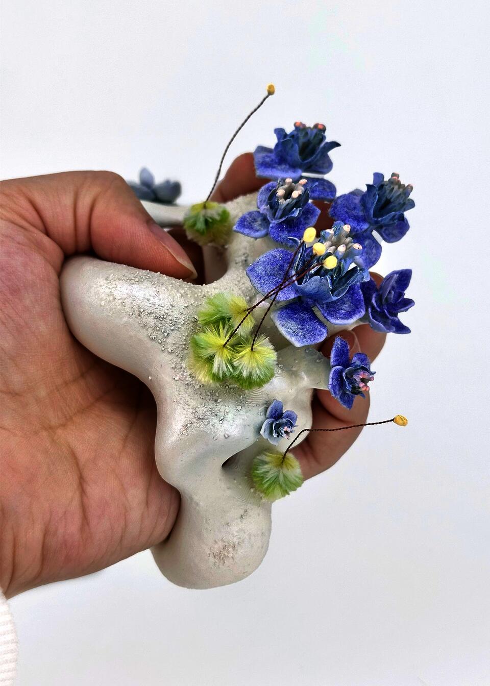 Handheld biotech for nature therapy.