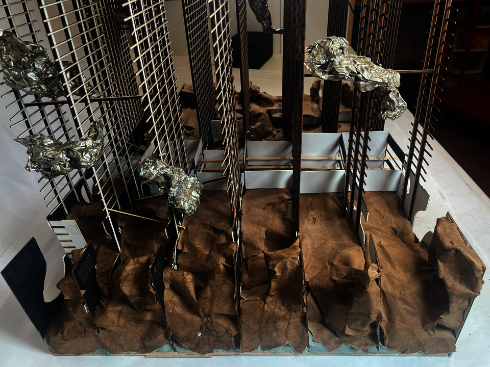 Bilateral Vertical Urbanization physical model (3 of 3)