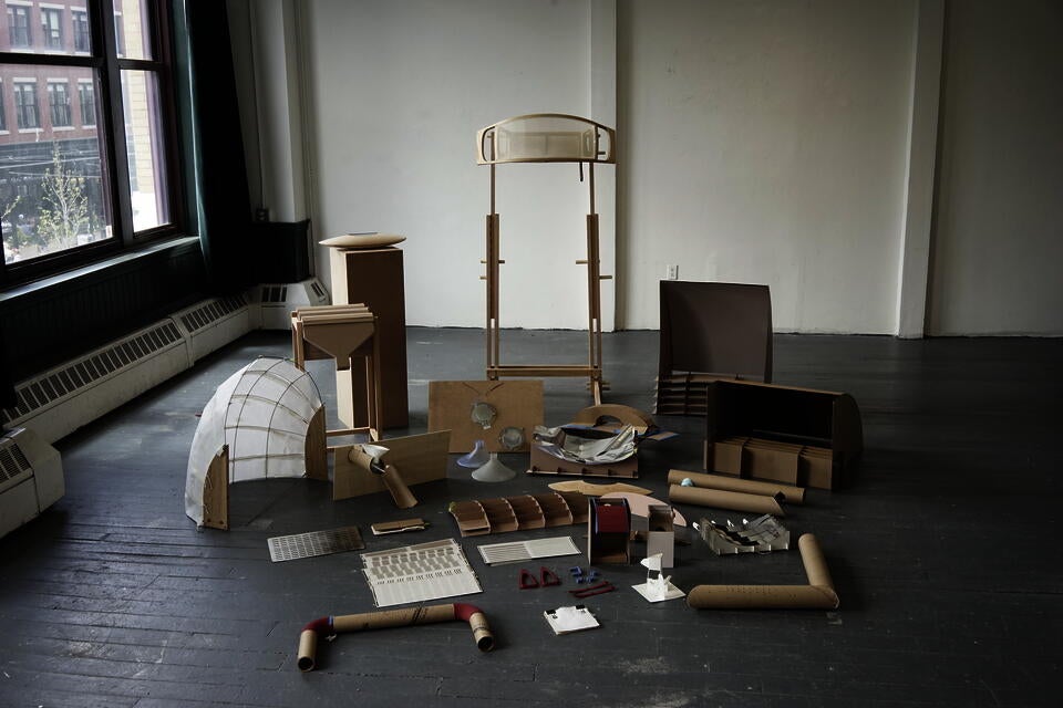 A collection of objects or prototypes built for the three indivisual installations, Light_well, Rain_cannal and Wind_tunnel.