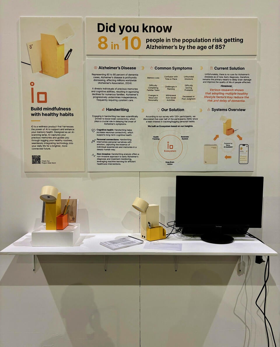 iO, RISD Grad Show 2024 Set up