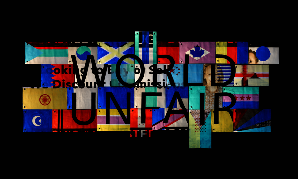 30 abstracted world flags